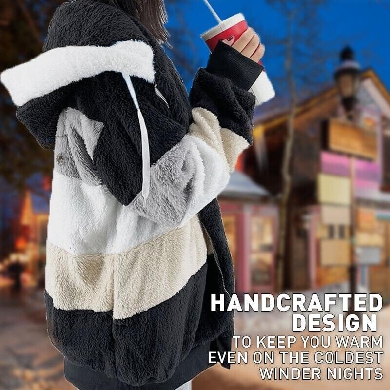 Christmas Sale - 50% OFF Contrasting Padded Coat