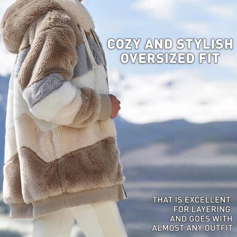 Christmas Sale - 50% OFF Contrasting Padded Coat