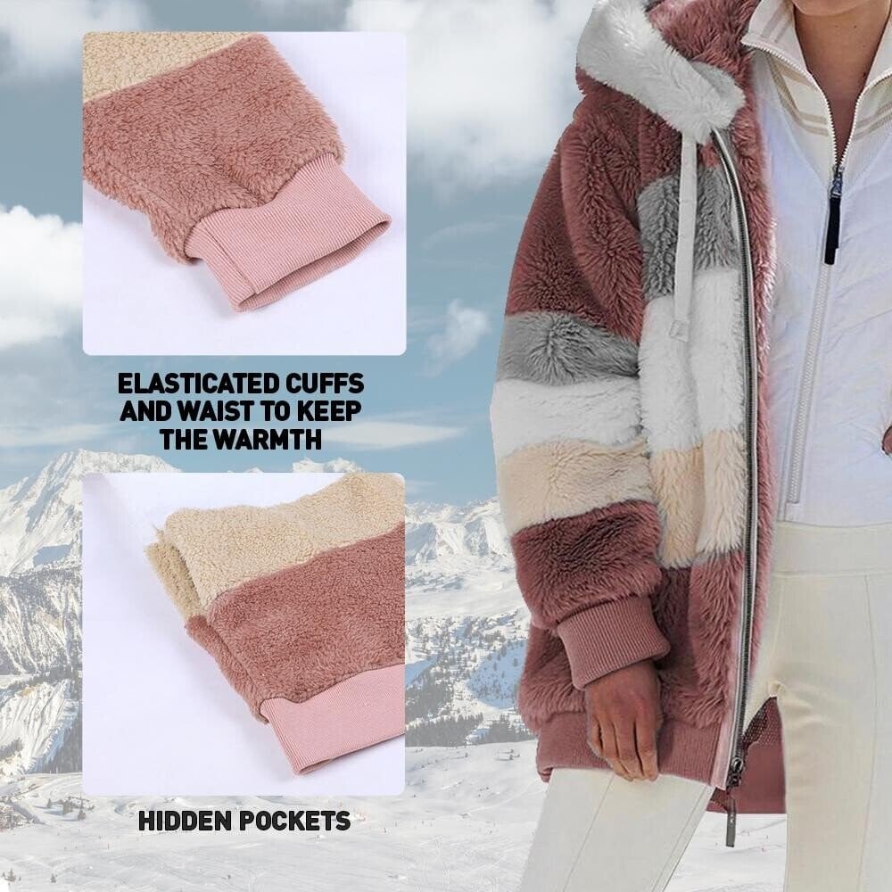 Christmas Sale - 50% OFF Contrasting Padded Coat