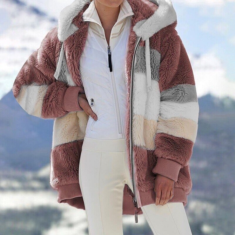 Christmas Sale - 50% OFF Contrasting Padded Coat