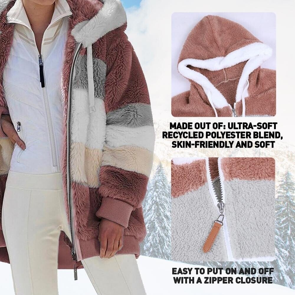 Christmas Sale - 50% OFF Contrasting Padded Coat