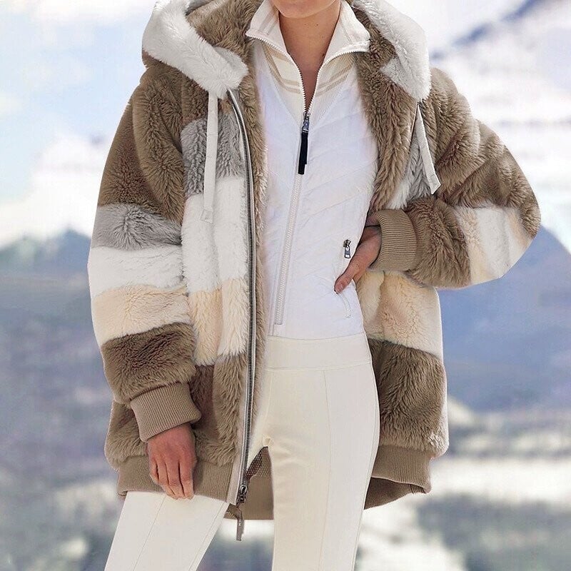 Christmas Sale - 50% OFF Contrasting Padded Coat