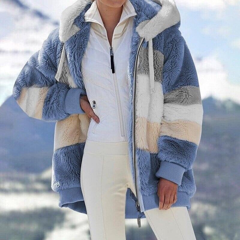 Christmas Sale - 50% OFF Contrasting Padded Coat